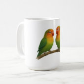 Genieße das Leben Kaffeetasse (Vorderseite Links)
