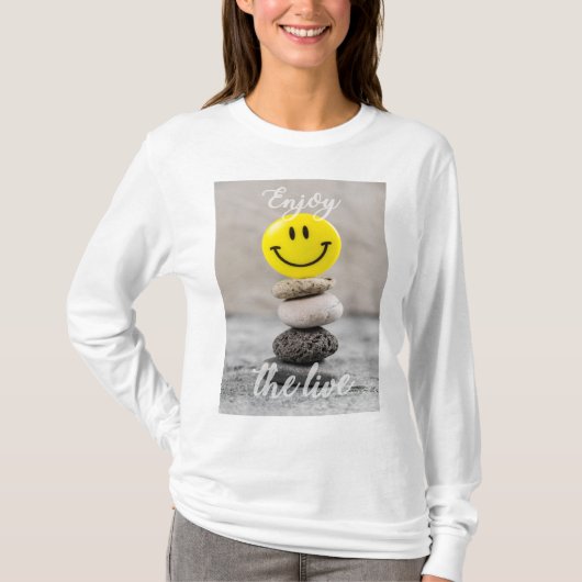 Genieße das Leben! T-Shirt (Vorderseite)