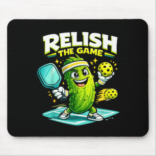 Genieße das Spiel lustige Pickleball-Pickle-Spiele Mousepad