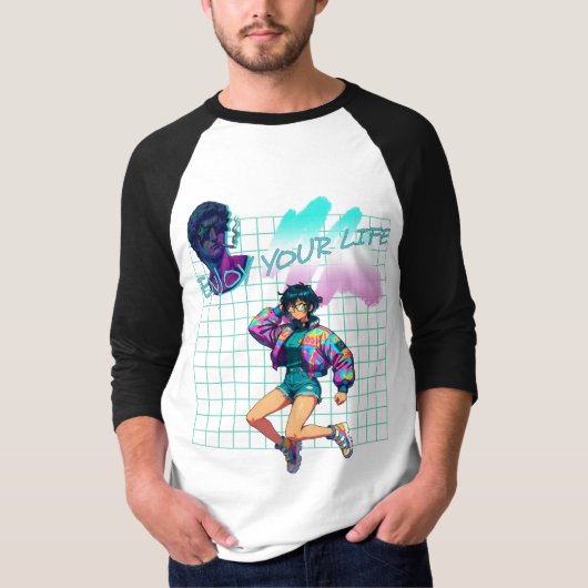 Genieße dein Leben T-Shirt (Vorderseite)