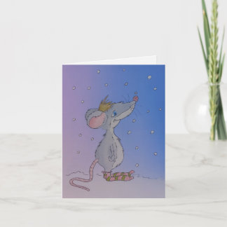 Genieße den Moment Feiertagskarte