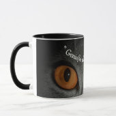 Genießen Augenblick - mit Katzenaugen Tasse (Links)