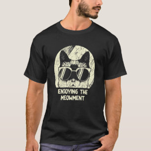 Genießen des Schnurrens Katze   Hobby Kätzchen Zei T-Shirt