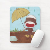 Genießen eines regnerischen Tages Mousepad (Mit Mouse)