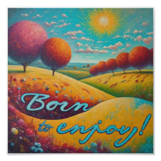 Genießen Fotodruck (Vorne)