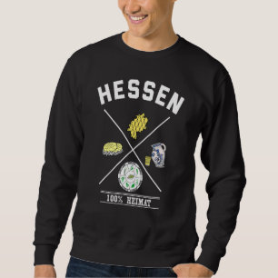 Genießen Hessen Life Hessen Drink Food Green Sauc Sweatshirt