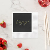 "Genießen" individuell anpassbare Papiertücher Serviette (Beispiel)