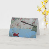 Genießen Karte (Gelbe Blume)