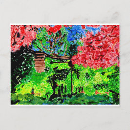 Genießen Kirschblüten Postkarte