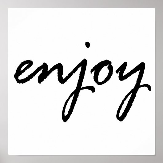 Genießen Poster (Vorne)