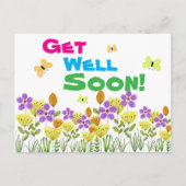 Genießen Sie bald die Farben Postkarte (Vorderseite)