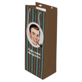 Genießen Sie billigen Wein. Geschenktüte Für Weinflaschen