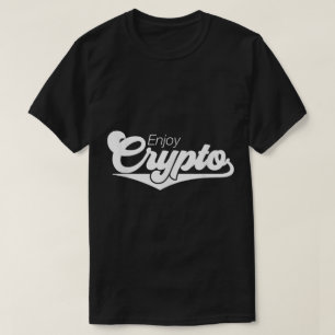 Genießen Sie Crypto Minimalist Design T-Shirt