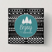 Genießen Sie das Abenteuer Boho Button (Vorderseite)