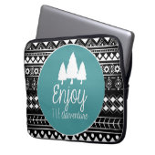 Genießen Sie das Abenteuer Boho Laptopschutzhülle (Vorderseite Links)
