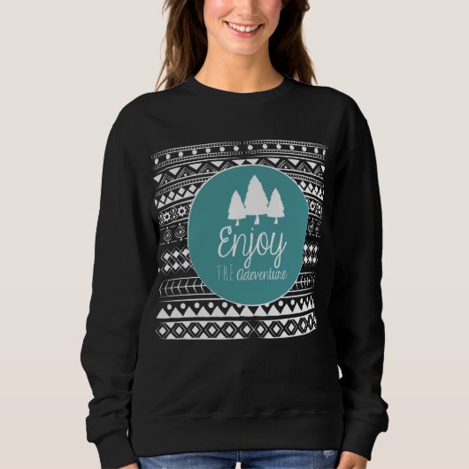 Genießen Sie das Abenteuer Boho Sweatshirt (Vorderseite)