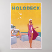 Genießen Sie das Holodeck Poster (Vorne)