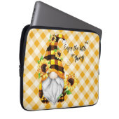 Genießen Sie das Kleine Ding Sonnenblumen-Genom Laptopschutzhülle (Vorne Rechts)