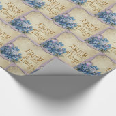 Genießen Sie das kleine, glänzende Wrapping Paper Geschenkpapier (Ecke)