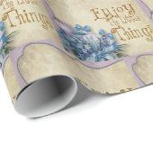 Genießen Sie das kleine, glänzende Wrapping Paper Geschenkpapier (Rolleneckpunkt)