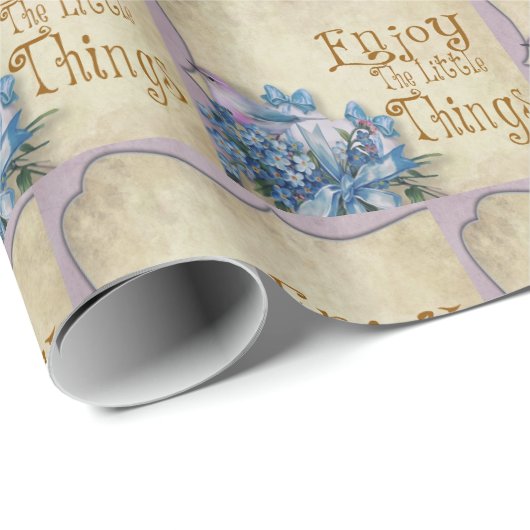 Genießen Sie das kleine, glänzende Wrapping Paper Geschenkpapier (Rolleneckpunkt)