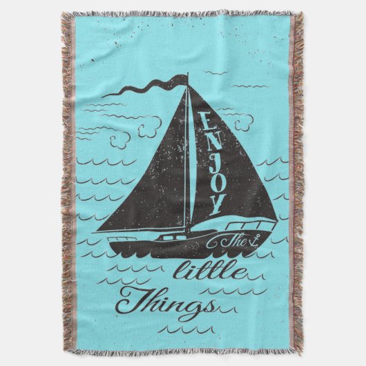 Genießen Sie das Kleinigkeits-Plakat Decke (Vorderseite Vertikal)