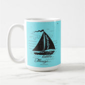 Genießen Sie das Kleinigkeits-Plakat Kaffeetasse (Links)