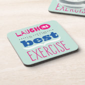 Genießen Sie das Leben Getränkeuntersetzer (Linke Seite)