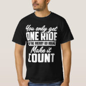 Genießen Sie das Leben nur Vibes T-Shirt (Vorderseite)