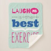 Genießen Sie das Leben Sherpadecke (Vorderseite)