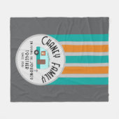 Genießen Sie das Leben zusammen Retro Camper Fleecedecke (Vorderseite (Horizontal))