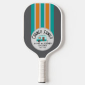 Genießen Sie das Leben zusammen Retro Camper Pickleball Schläger (Rückseite)