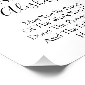 Genießen Sie das nächste Kapitel Ruhestandszeichen Fotodruck (Ecke)