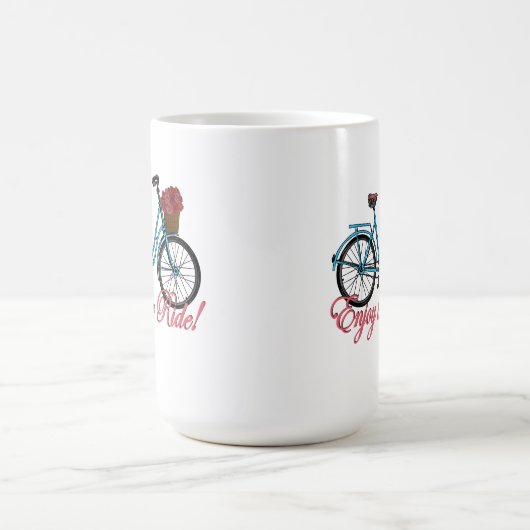Genießen Sie das Niedliche Fahrrad Kaffeetasse (Mittel)