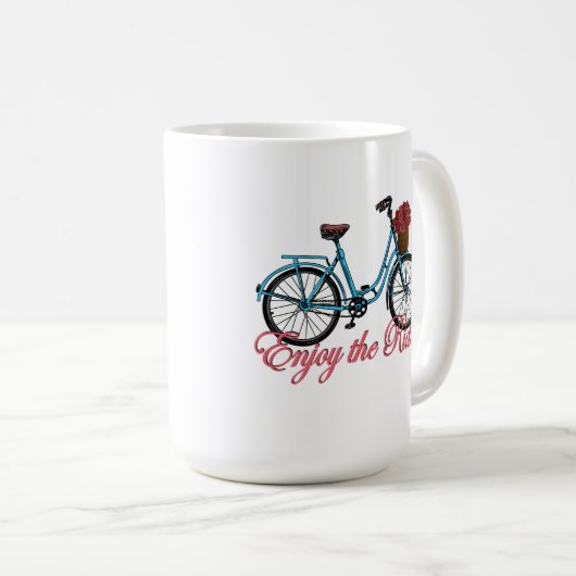 Genießen Sie das Niedliche Fahrrad Kaffeetasse (VorderseiteRechts)