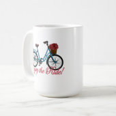 Genießen Sie das Niedliche Fahrrad Kaffeetasse (Vorderseite Links)
