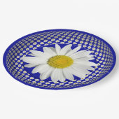 Genießen Sie das Shasta Daisy Beauty Pappteller (Schrägansicht)