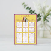 Genießen Sie das Sonnenschein-Kalender 2012 Postka Postkarte (Stehend Vorderseite)