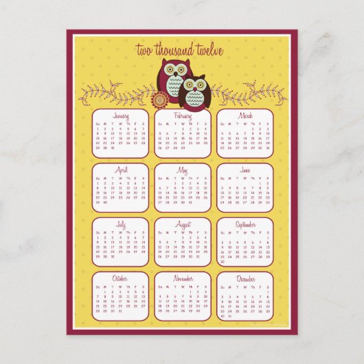 Genießen Sie das Sonnenschein-Kalender 2012 Postka Postkarte (Vorderseite)