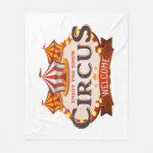 Genießen Sie das Zirkusgeschenk Fleecedecke (Vorderseite)