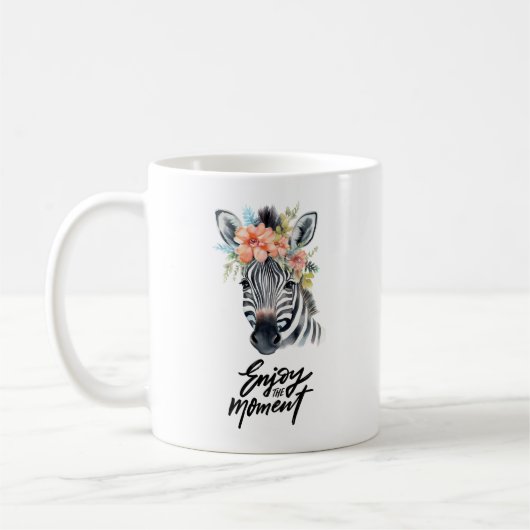 Genießen Sie den Augenblick Kaffeetasse (Links)
