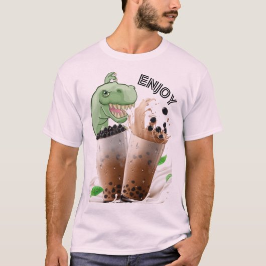 Genießen Sie den Buba-Tee-Dinosaurier T-Shirt (Vorderseite)