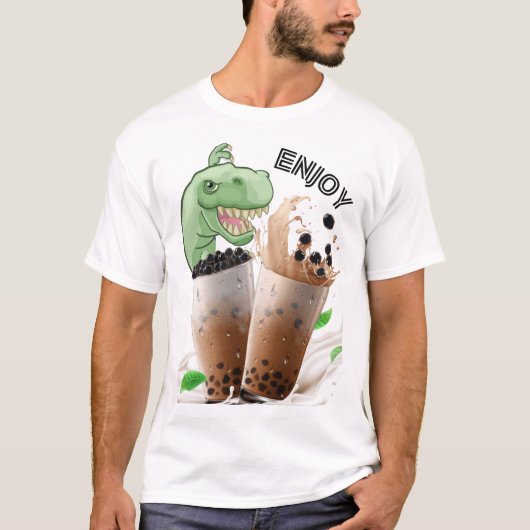 Genießen Sie den Buba-Tee-Dinosaurier T-Shirt (Vorderseite)