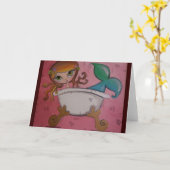 Genießen Sie den Geburtstag Ihrer Meerjungfrau!-Ge Karte (Gelbe Blume)