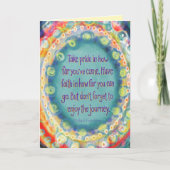 Genießen Sie den inspirierenden Abschluss der Reis Karte (Vorderseite)