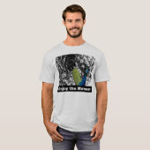 Genießen Sie den Moment 2 - Pfau T-Shirt (Vorne ganz)