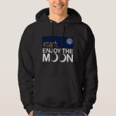 Genießen Sie den Mond Hoodie (Vorderseite)
