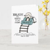 Genießen Sie den Ride Karte (Gelbe Blume)