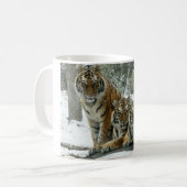 GENIESSEN SIE DEN SCHNEE KAFFEETASSE (Vorderseite Links)