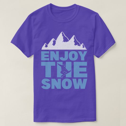 Genießen Sie den Snowboarder T-Shirt (Design vorne)